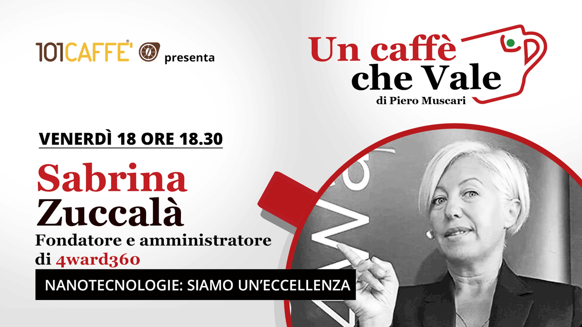 CaffeChe's tweet photo. ✅Non perdere, oggi alle 20, la replica della puntata 
di #uncaffechevale con Sabrina Zuccalà.
✅Se hai perso la prima visione, guarda la puntata su Facebook o YouTube per saperne di più. https://t.co/ntr14zubJs