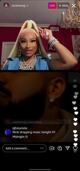 kazteye's tweet photo. thinking about the 7 barbz that could have joined the live to get it to a million 🥲 https://t.co/aPlisuOVhZ