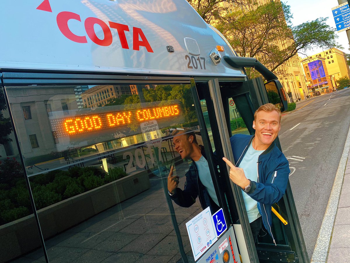 CameronFontana's tweet image. ALL ABOARD! This morning we’re taking a LIVE ride on the new @COTABus Zoo Bus taking families to @ColumbusZoo this summer. @fox28columbus #GoodDayColumbus