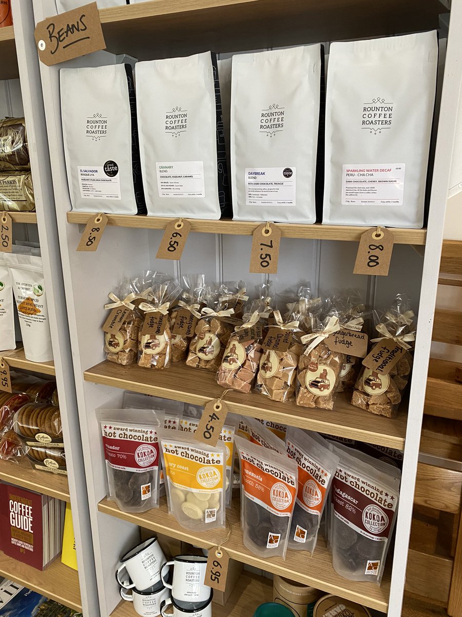 TheJoinersShop's tweet photo. Our retail shelf is all stocked up! βοΈ π―
We have goodies from all our local suppliers!
#brackenhillfinefoods
#bothamsofwhitby
#kokoacollection
#rountoncoffee
@theminifudgeco https://t.co/c5f6Mbpx9J