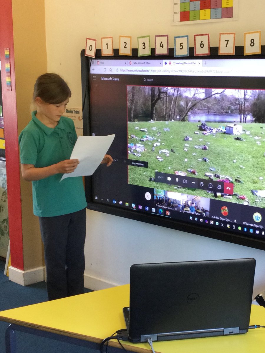 ysgol_y_dderi's tweet photo. Ellie has had enough of seeing litter around the place, so she prepared and presented a whole school assembly to kick start the #SpringCleanWales campaign which starts tomorrow!🌍🚮 @Keep_Wales_Tidy @ElinCeredigion @BenMLake https://t.co/1YAYSIwHPf