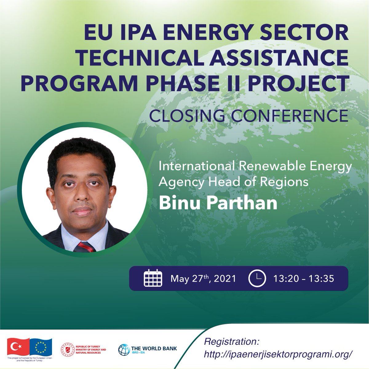 WB_IPA's tweet photo. "Renewable energy has the opportunity to create 3 times more employment in the energy sector than any other field. Today, 11.5 million jobs are supported solely by renewable energy sources."
- Binu Parthan, IRENA https://t.co/xgMWqS7m3m