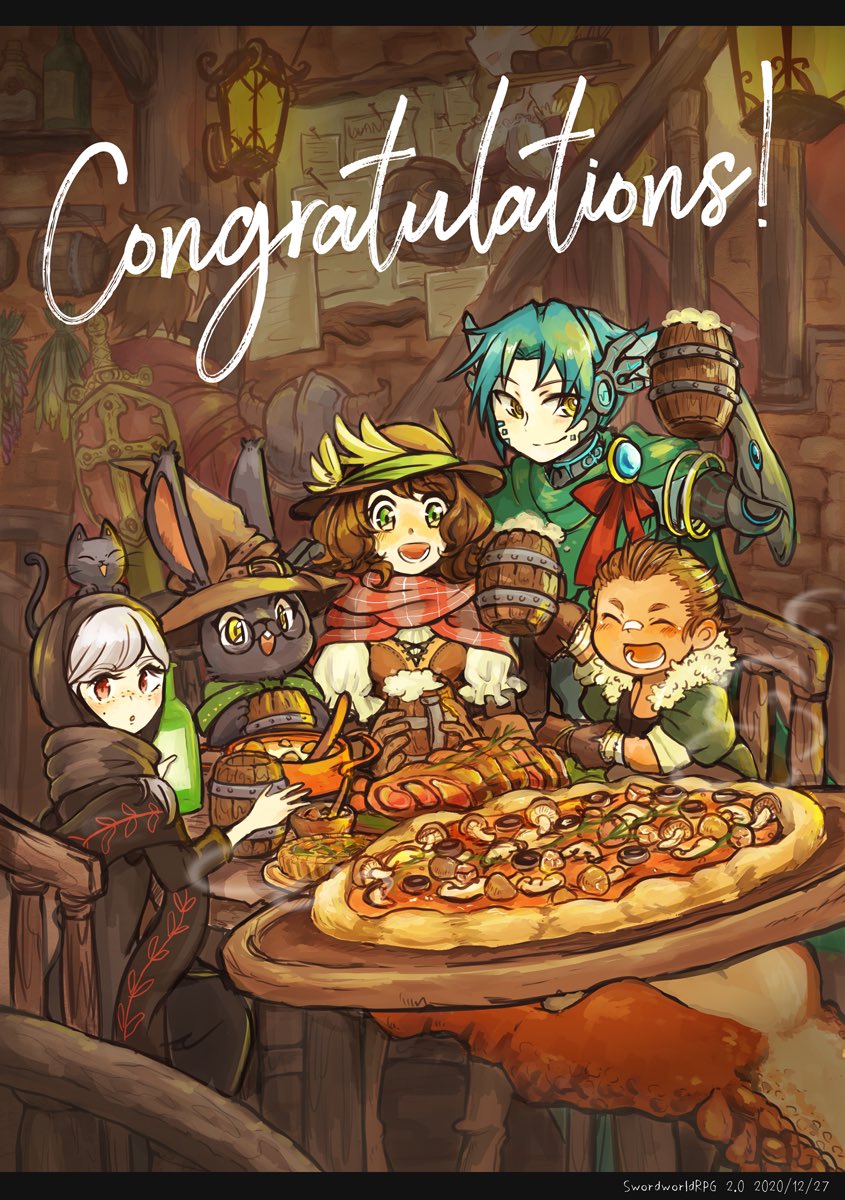 イケメンパラダイスのあとに恐縮ですがポップン、FFCC、依頼で描かせていただいたフォロワーさんのTRPG絵、やってるTRPGの自陣PC全員集合絵です
ステラナイツ、立ち絵とか顔だけはいっぱい描いてるけど背景込みの絵も描きたいな〜!
#引用RTで絵をあげて5人指名してバトンでお気に入りの絵を載せる https://t.co/XamkXQnDnK 