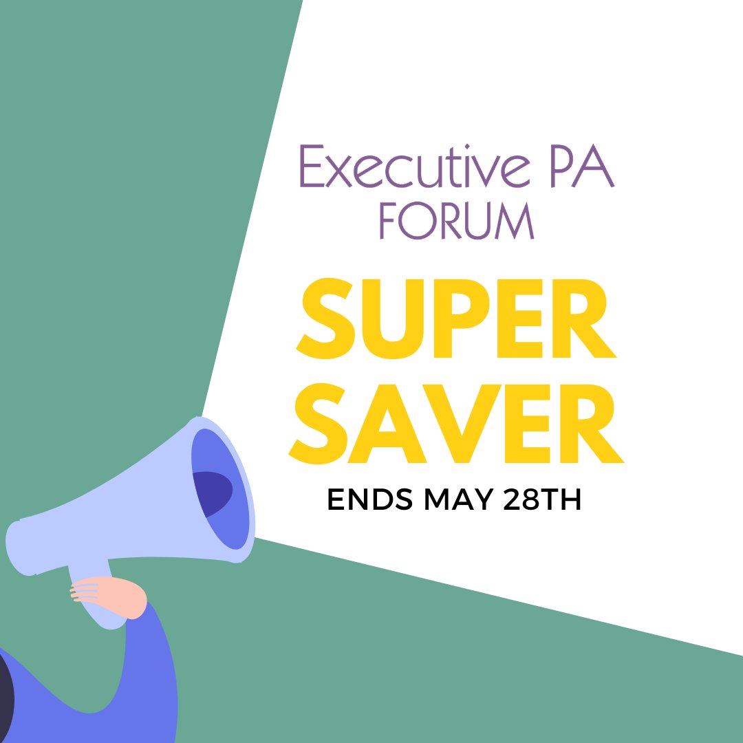 Its that time again! Book your place at the unmissable event on the EA PA calendar (at the lowest price possible)
📅 Nov 10 Forum Day📅 Nov 11 Workshop Day
🎫€220 bit.ly/BookForum21

#execpaforum #businessadministration #businesssupport #conference  #learninganddevelopment