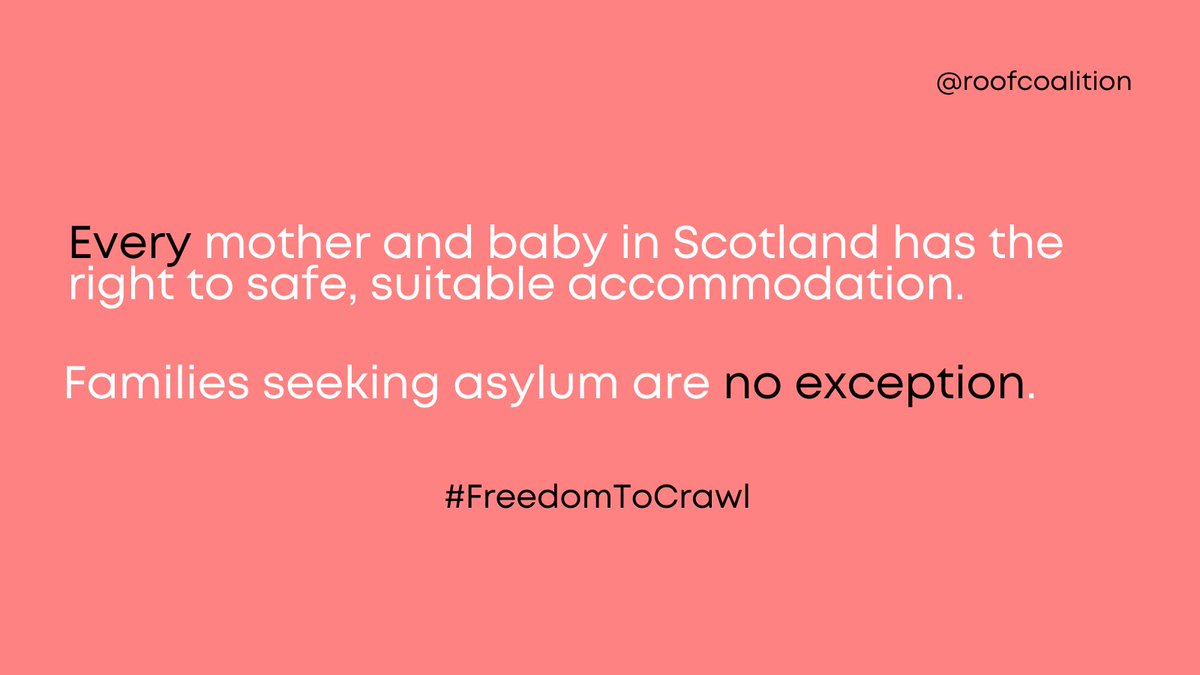 roofcoalition's tweet photo. Today marks the launch of our #freedomtocrawl campaign to close the @homeofficeuk mother &amp; baby unit in #Glasgow, run by @mearsgroup. Find out how to support the campaign here: https://t.co/xhakqkAH0i https://t.co/Ao1jXw8EgA