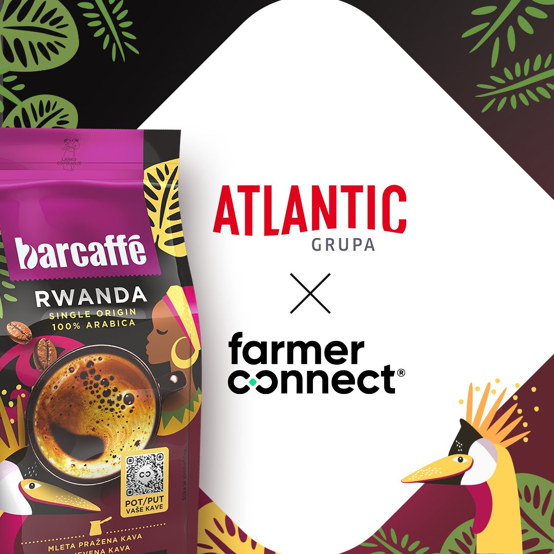 farmerconnectSA's tweet photo. Excited for another single origin coffee, fully traceable all the way from Rwanda to your cup &amp; delighted about our new markets: Slovenia &amp; Croatia. With blockchain traceability tech, we get to know the farmers making it possible for us to enjoy a  cup of ☕  #barcaffe @barcaffe https://t.co/z5FrzhObBq
