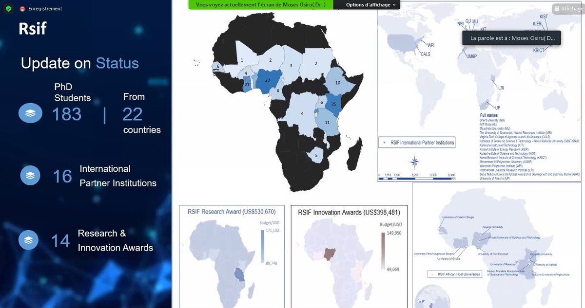 Dr Moses Osiru <a href="/OsiruM/">Moses Osiru</a> de l’université de Nairobi <a href="/uonbi/">University of Nairobi</a> <a href="/UniOfNbi/">Nairobi University</a> a présenté l’appui de <a href="/PasetRsif/">Research. Innovate. Transform</a> à <a href="/icipe/">icipe</a> #CEAImpact
<a href="/the_ACEProject/">Africa Higher Ed. Centers of Excellence-ACE Impact</a> <a href="/AAU_67/">Association of African Universities</a> <a href="/Institut_2iE/">Institut 2iE</a> <a href="/CersaTogo1/">cersa-togo</a> <a href="/CermeTogo/">Cerme Togo</a> <a href="/Kua_Bentil/">Ekua Bentil</a> <a href="/KoffiAdjalo/">D. Koffi ADJALO</a> <a href="/Khouedakor/">Koko Houedakor</a> <a href="/OyesolRuttyb1/">Ruth Odufala</a> <a href="/Dominica_una/">Dominica Una</a> <a href="/fikayooyewale/">'Fikayo Oyewale</a>