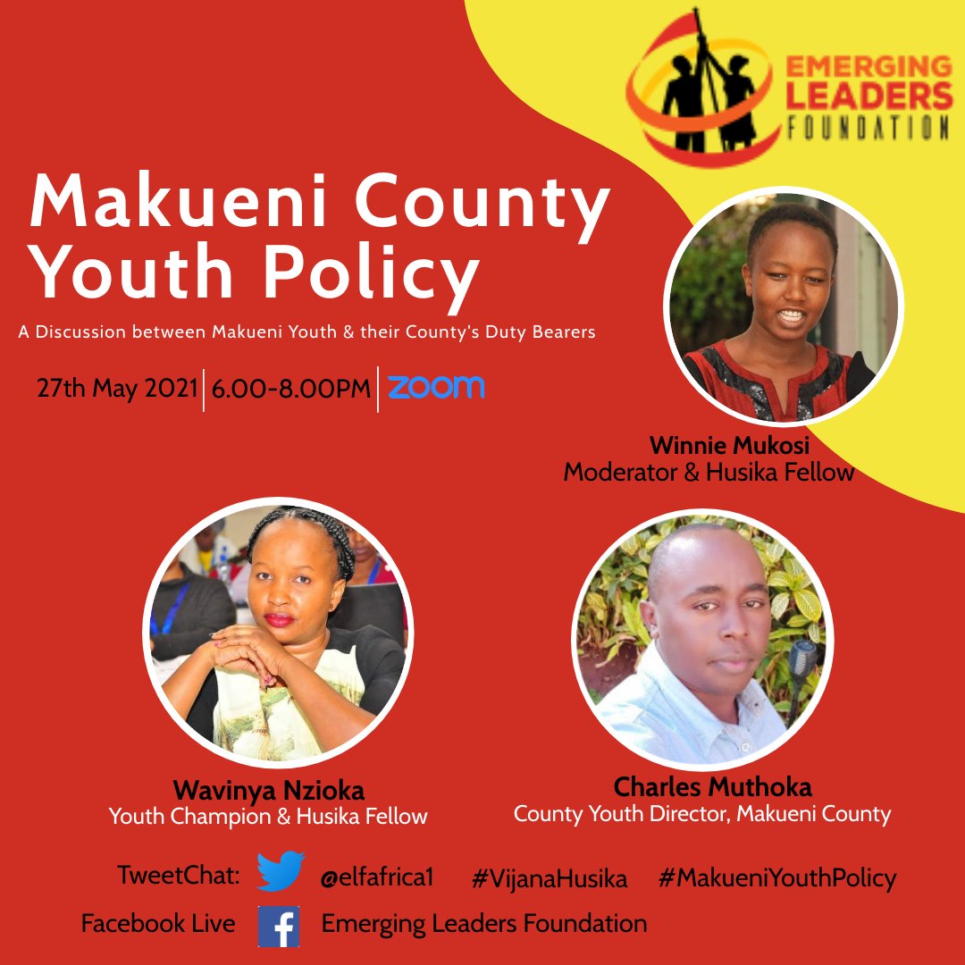 It's happening tonight
@elfafrica1 thank you for supporting us. 
#vijanahusika
#MakueniYouthPolicy