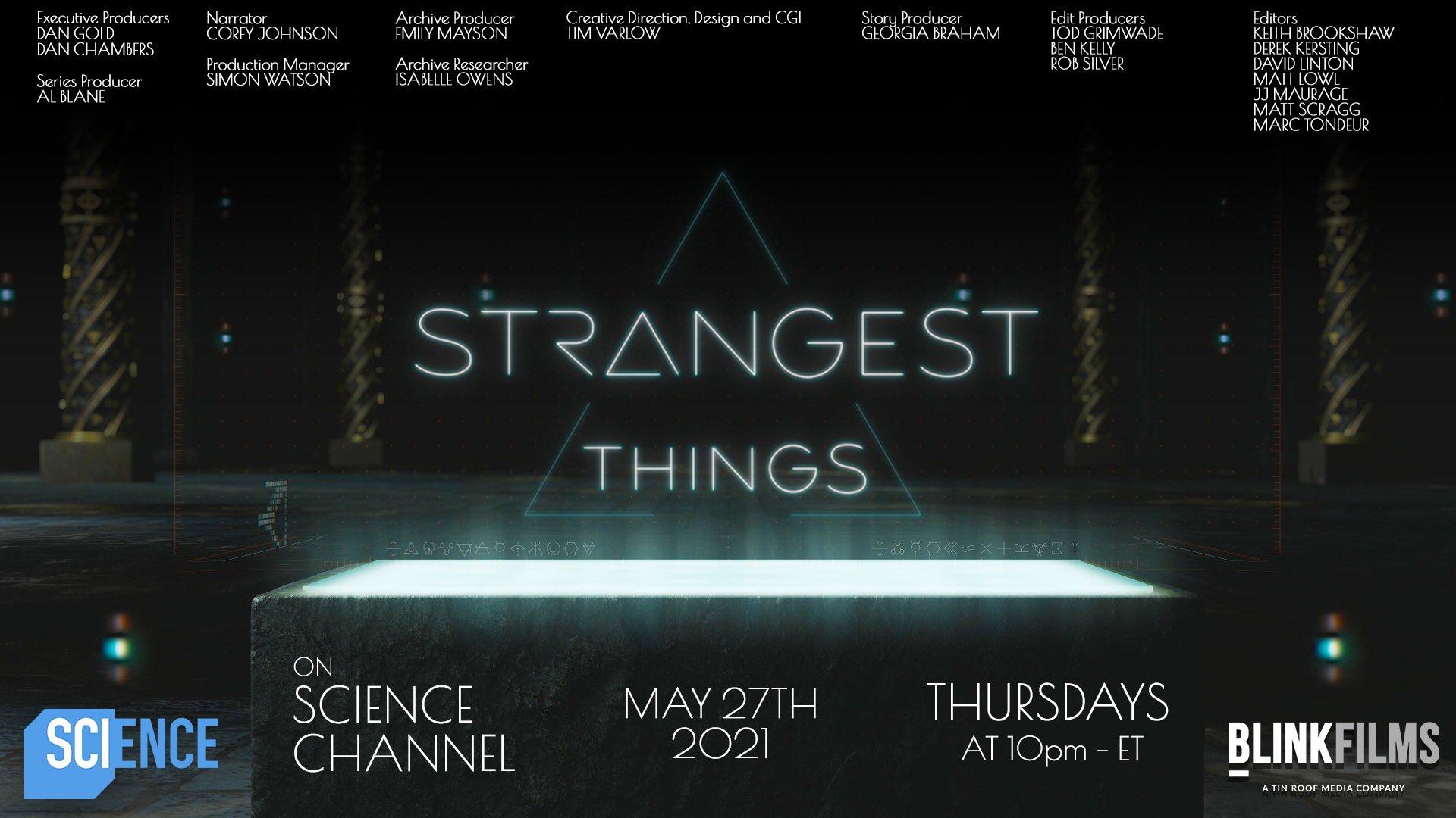 Blink Films Uk On Twitter All New Strangest Things Starts Tonight At