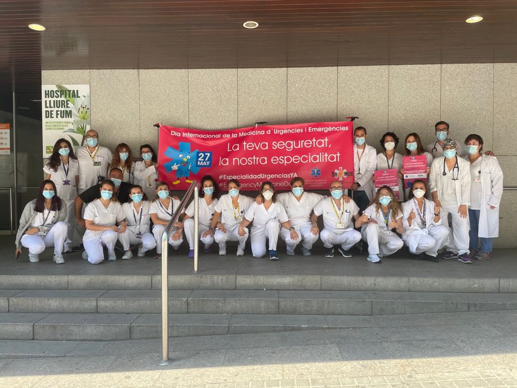 Des d’Urgències de <a href="/HospitalSantPau/">Sant Pau - Campus Salut Barcelona</a> reclamem el reconeixement de la #EspecialitatUrgenciesJa! <a href="/SEMES_/">SEMES</a> #EspecialidadUrgenciasYA