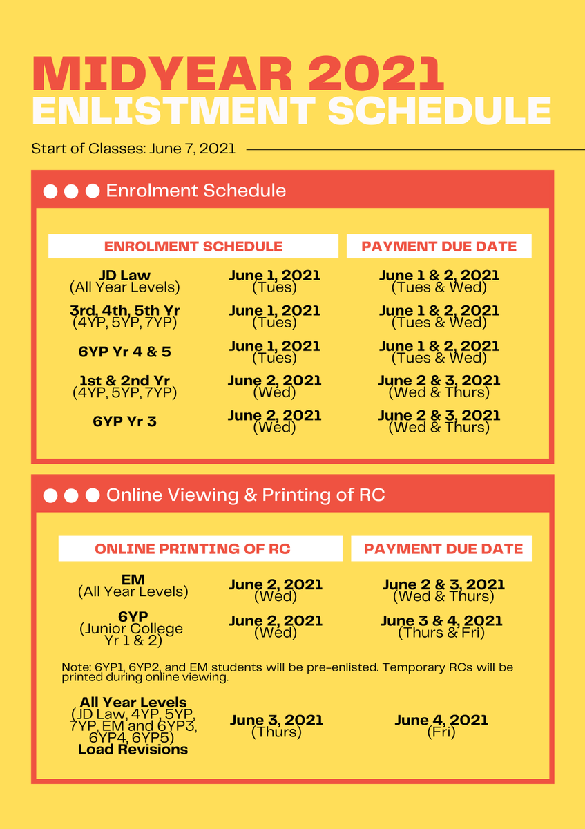UA&P Enlistment tweet media