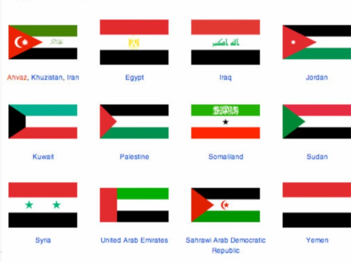 Как называется флаг зелено белый. Флаги арабских государств. Арабские страны флаги государств. Флаг арабский с названиям. Флаги исламских государств с названием.