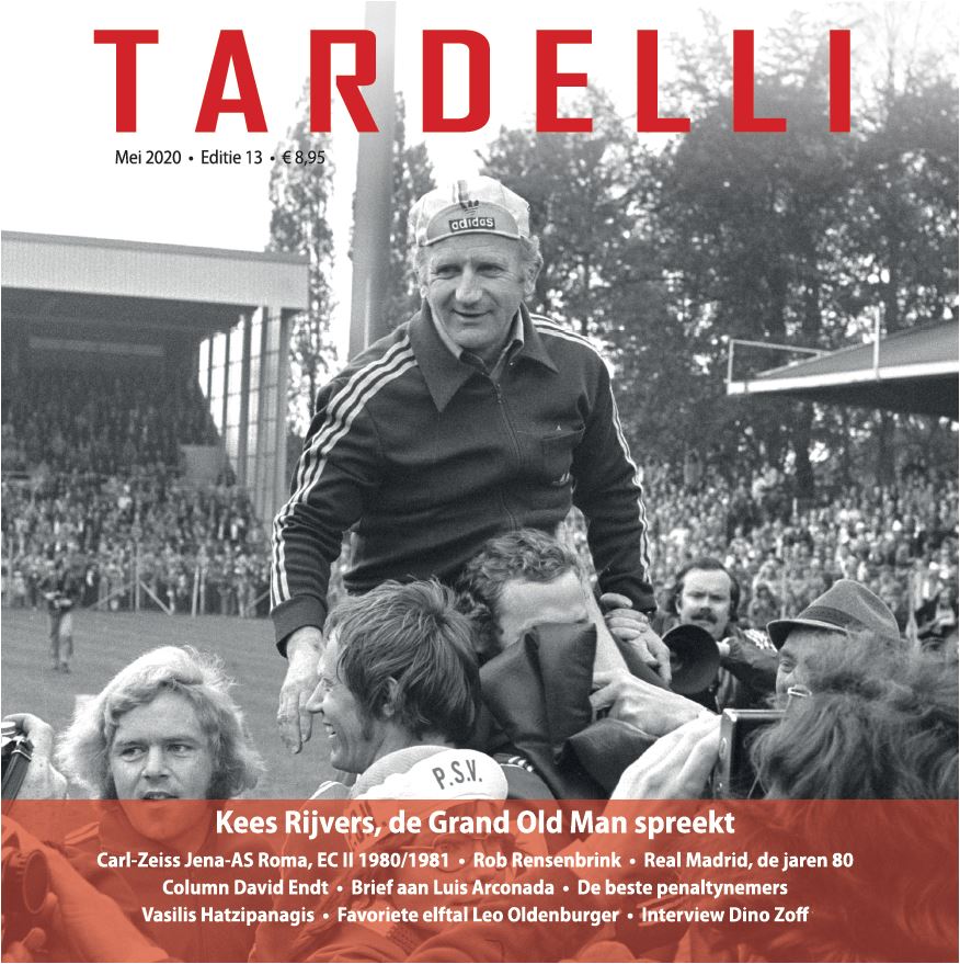 Kees Rijvers 95 jaar! Een hartelijke felicitatie gaat naar de grote man uit Princenhage. Om het festijn luister bij te zetten: alleen vandaag zonder verzendkosten Tardelli 13 met 17 pagina's interview #Rijvers. #PSV #NAC #Feyenoord 

Bestellen: tardelli.nl/bestellen/ (kies '13')