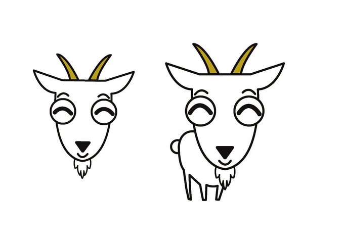 子ヤギのtwitterイラスト検索結果