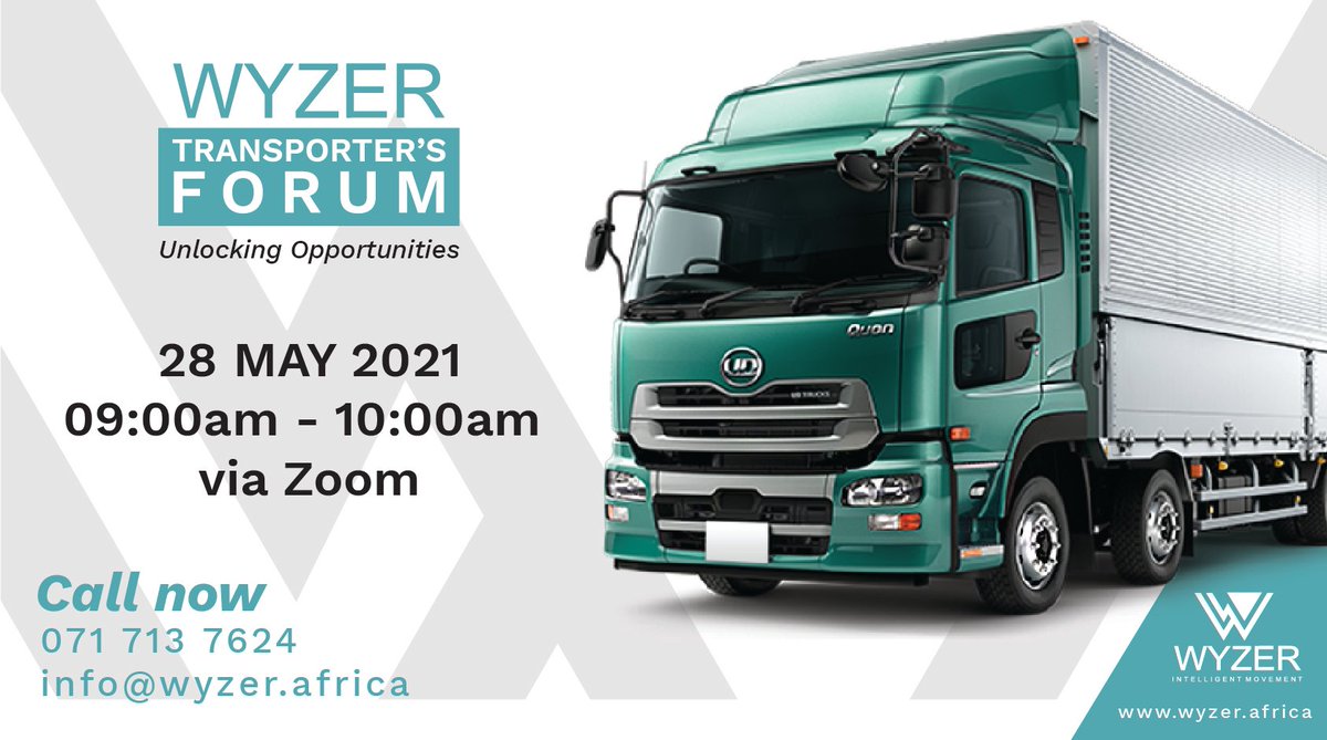 FreightWyzer's tweet photo. Last chance to register for this month's transporters forum. To all transporters, don't miss out on this opportunity. Register here https://t.co/ZExWbwwN1Z post office | Mpumalanga | Western cape | Mjolo https://t.co/PLYY84vJUe