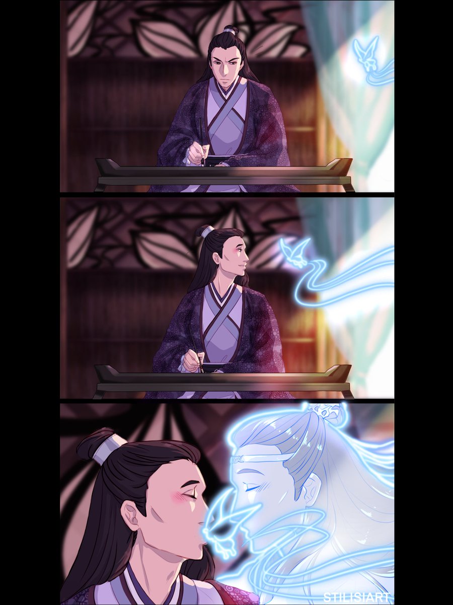 #Xichengclipse2021 Day 4: Lovers
#xicheng

- Harbringer of love -

"I yearn to see you again..."
"Soon, my heart, I'm on my way to you💙"