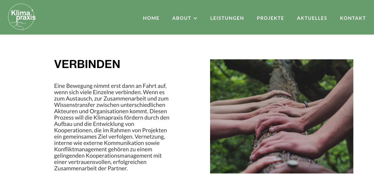 Vielleicht interessant für die eine oder den anderen Mitlesende:n?

Freie Projektstellen in der gemeinnützigen 'Klimapraxis' ab August in Berlin ⬇️

klimapraxis.de/blog