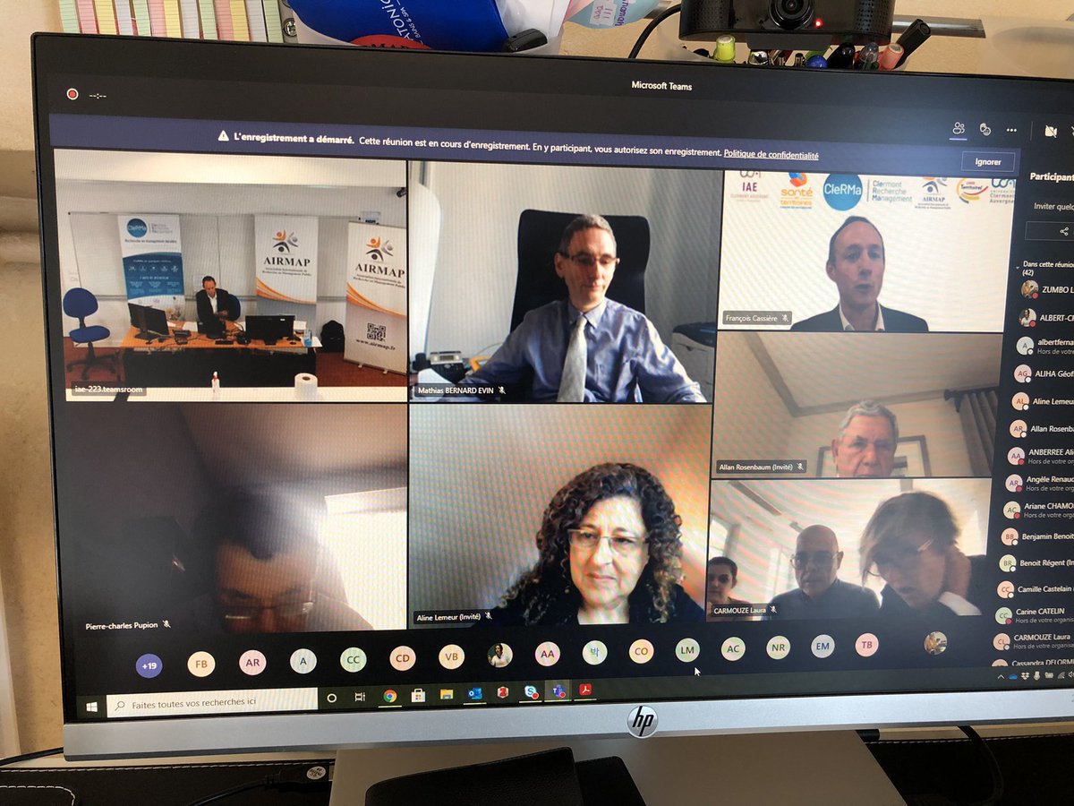 AIRMAP_'s tweet photo. Poursuite avec les interventions des directeurs de l’ @IAEFRANCE Clermont Auvergne, Benjamin Williams et Sylvain Marsat directeur du @Labo_CleRMa #clermontfd https://t.co/cEXlzeifUB