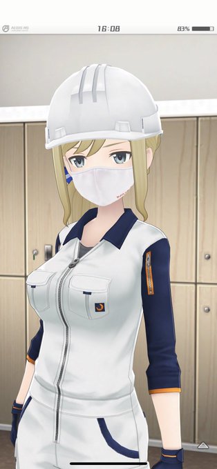 リタの新しい髪型、ヘルメット外した状態でも出来るようにいつかなって欲しい。 