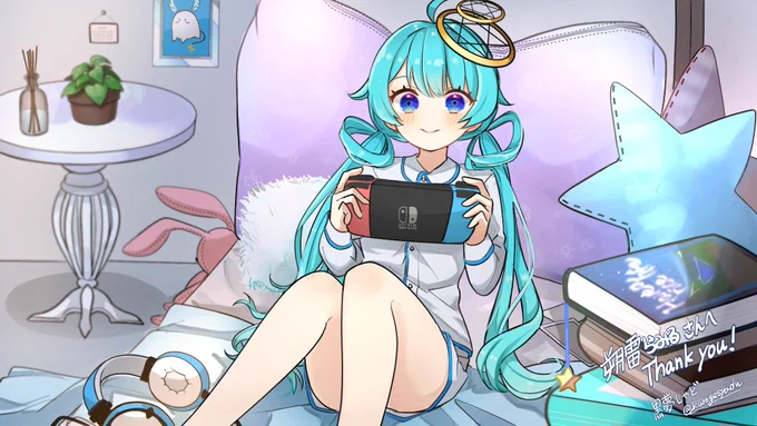  わああすみません!サインと明度を少しだけあげた修正版です!この度はskebの依頼ありがとうございました!今後のご活躍をお祈り申し上げます。 
