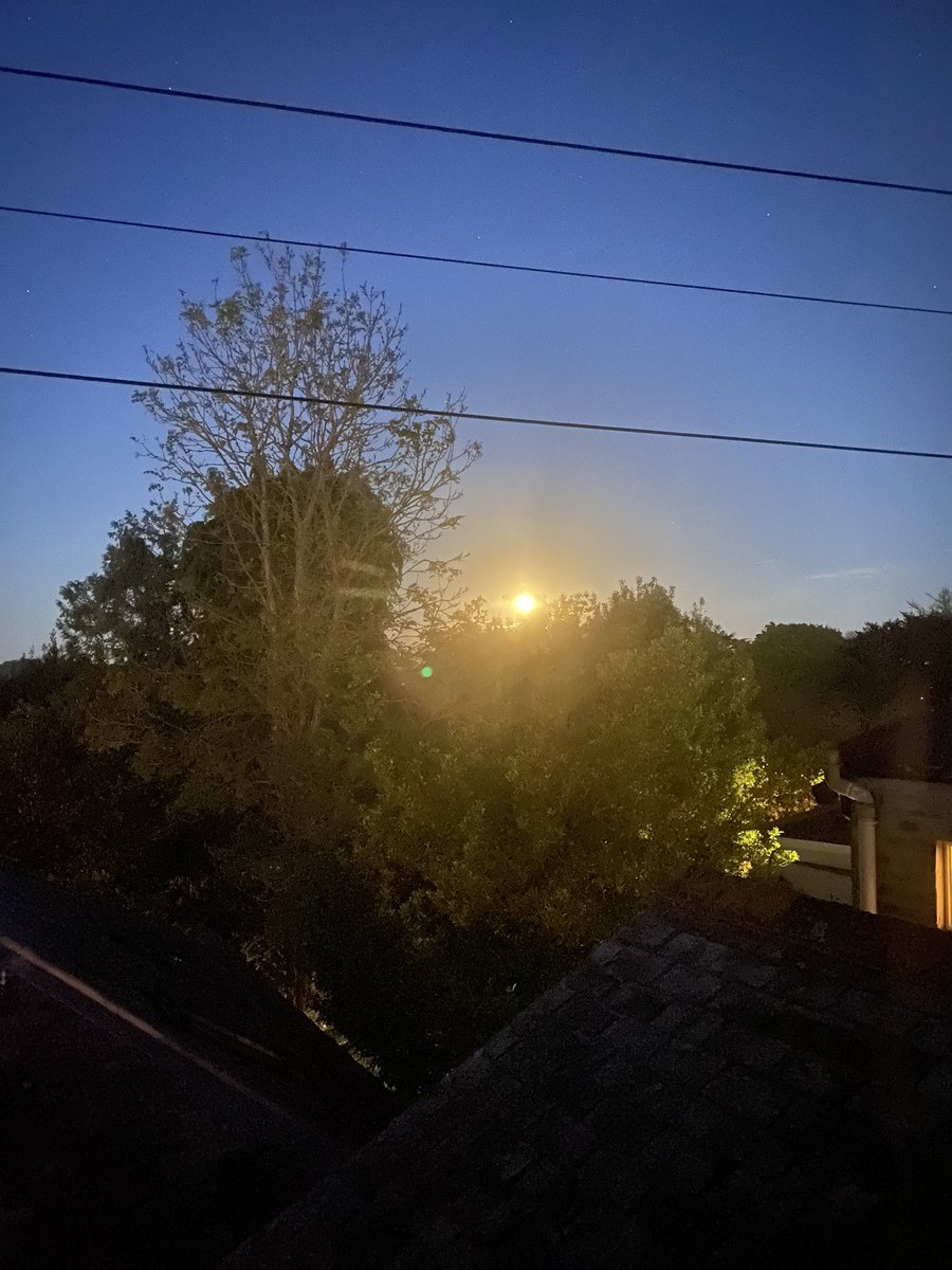 Moon last night in Truro