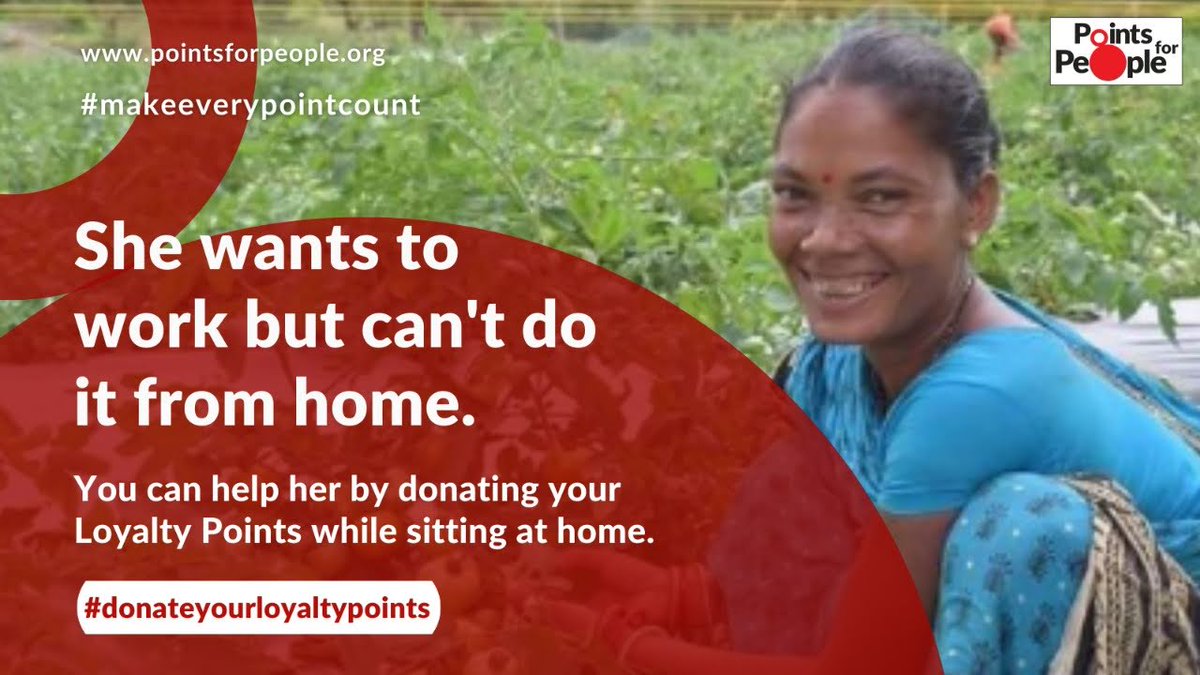 points4good's tweet photo. Help women who can’t earn a living but yet have to support their families and home. Donate your loyalty points.
https://t.co/oHCWNEQQNp
#womenatwork #clni #tatatrusts #pointsforpeople
#makeeverypointcount #donateyourloyaltypoints https://t.co/DnjFhv8RZn