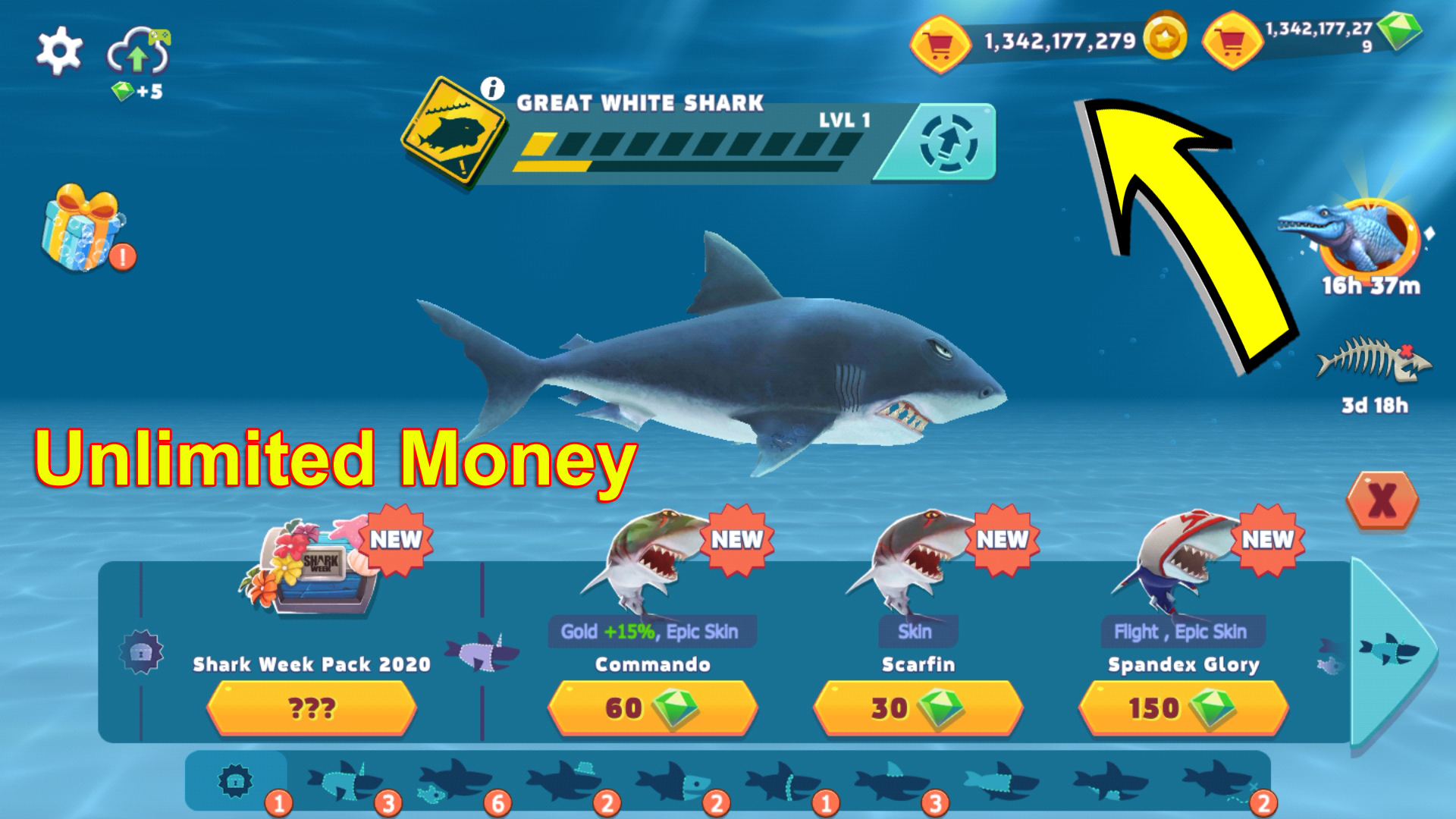 Hungry shark world mod apk v4.2.0