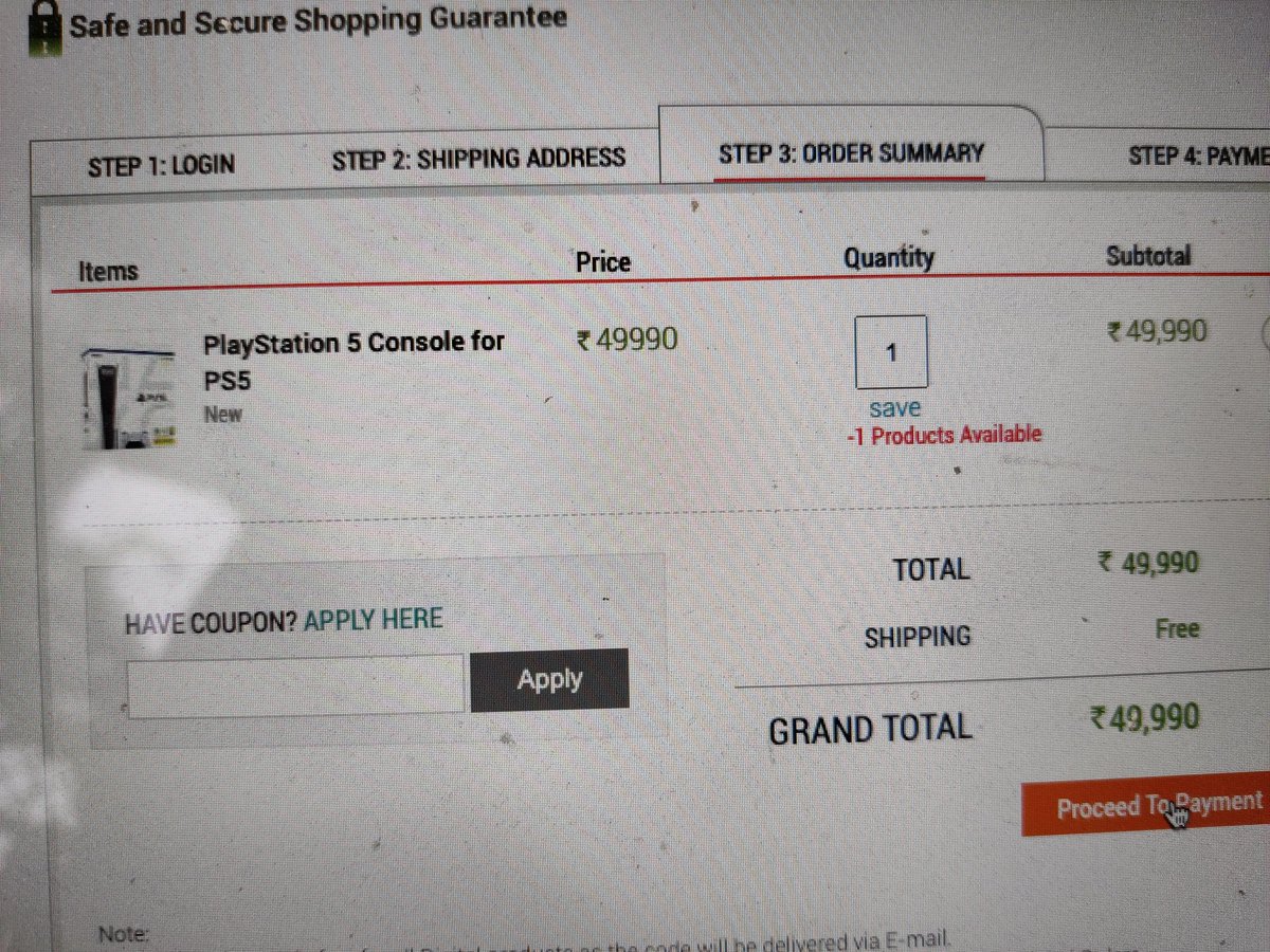 AnuranBarman's tweet photo. @GamesTheShop not only your servers are shitty, your IT guy is also on drugs I guess 🙂🙂
-1 product available https://t.co/2hx1O1Qm2e