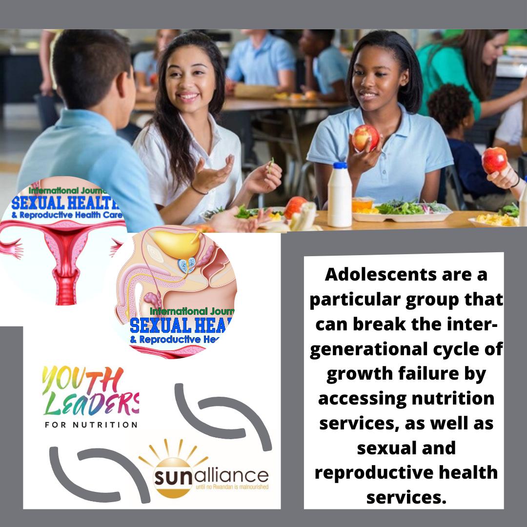 RwandaYpn's tweet photo. Today, Adolescents are becoming more independent and making many food decisions on their own. 

Healthy eating during this affect an individual's nutritional and dietary needs. Let us care!! 

#nutrition
#WorldInternationNutritionDay
@SUN_Movement https://t.co/TJPnRboKOe