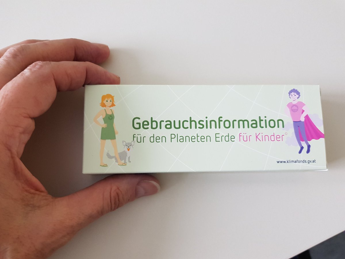 Gebe zu es heißt Giveaway ABER ich trenne mich ungern davon, sind einfach super geworden unsere #Gebrauchsinformation für den Planeten Erde <a href="/klimafonds/">Klima+Energiefonds</a> Für Kinder ab 10 und natürlich für ihre Familien, Freunde usw... Dank an <a href="/NEONGREENNET/">NEONGREEN NETWORK</a> für die Gestaltung! @BMKlimaschutz