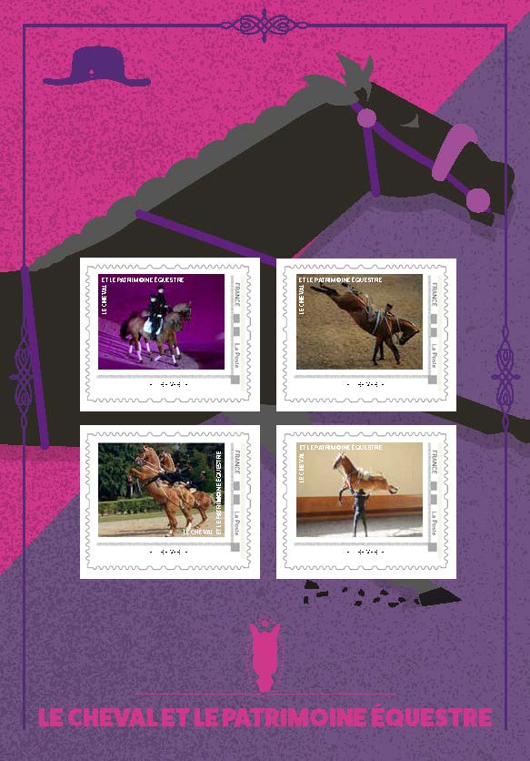 toutsurletimbre's tweet photo. [J-1] avant le lancement des collectors de #timbres sur les #chevaux. 
Dans "Le cheval et le #patrimoineEquestre " : #équitation de tradition française, #croupade, #courbette et #cabriole sont à l'honneur. Réalisé en partenariat avec @le_cadre_noir de Saumur.
@saumur_tourisme https://t.co/wAHrZG6jbC