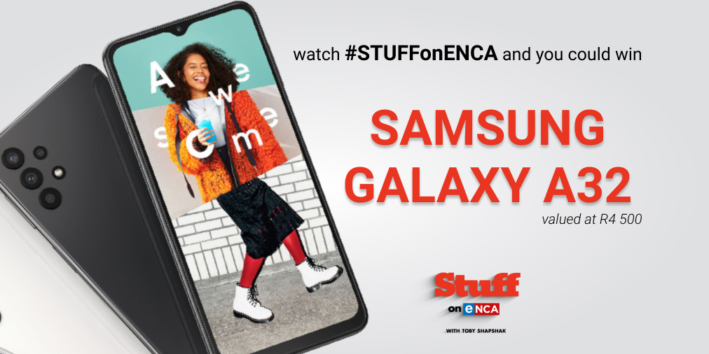 StuffSA's tweet photo. The theme for this week’s episode of #STUFFonENCA is TECH STARTUPS and we’re giving away the @SamsungMobileSA #GalaxyA32
Visit the link below to find out how to enter and make sure you watch the episode this friday to increase your chances of winning.
https://t.co/VnL3hweAik https://t.co/B7K7sIIxl6