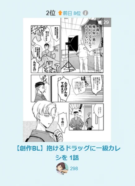 昨日3位で今日2位だった…!!!???いっぱい読んで下さってありがとうございます!https://t.co/SomQHJnpA5 https://t.co/HGBSeMte7Z 