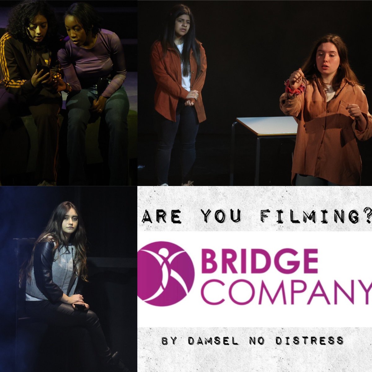 Last chance to see ARE YOU FILMING? by Damsel No Distress directed by <a href="/TobyClarkee/">Tobe</a> tonight 6pm. Ticket link in our bio #devisedwork