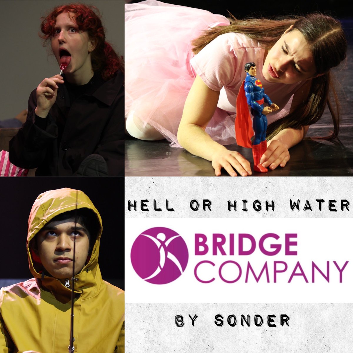 Last chance to see HELL OR HIGH WATER by Sonder directed by <a href="/eva_sampson/">Eva Sampson</a> tonight 6pm. Ticket link in our bio #devisedwork