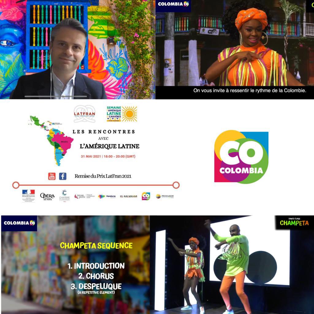 PascalDrouhaud's tweet photo. Avec @latfran_asso pour la #SALC2021 🌎🇫🇷, le 31 Mai, découvrez un autre visage de la #Colombie 🇨🇴. Avec @PROCOLOMBIACO 🇨🇴, vivez la musique, la #champeta, née dans les #Caraibes , à @CaIndias . 👉https://t.co/7kicVcSy6M @France_Colombia @CancilleriaCol  @mincultura @francediplo https://t.co/QH1Ljx72CL