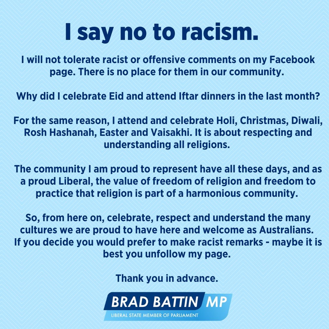 Brad Battin MP tweet media