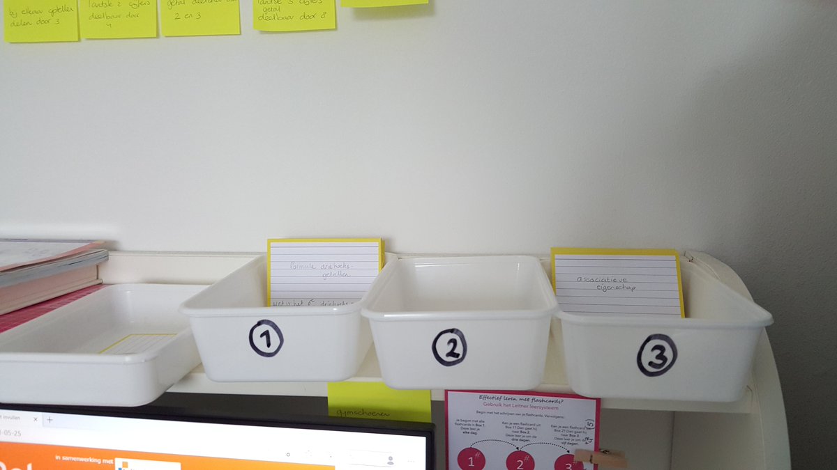 zomerzotje's tweet image. Mijn leerysteem met flascards helpt me de leerstof eigen te maken op een gedoseerde manier met veel herhalingen. Er komen steeds kaartjes bij. Gebruik jij de originele Leitnermethode voor jezelf, @Lstap1 ?  #pabo #zijinstroom
