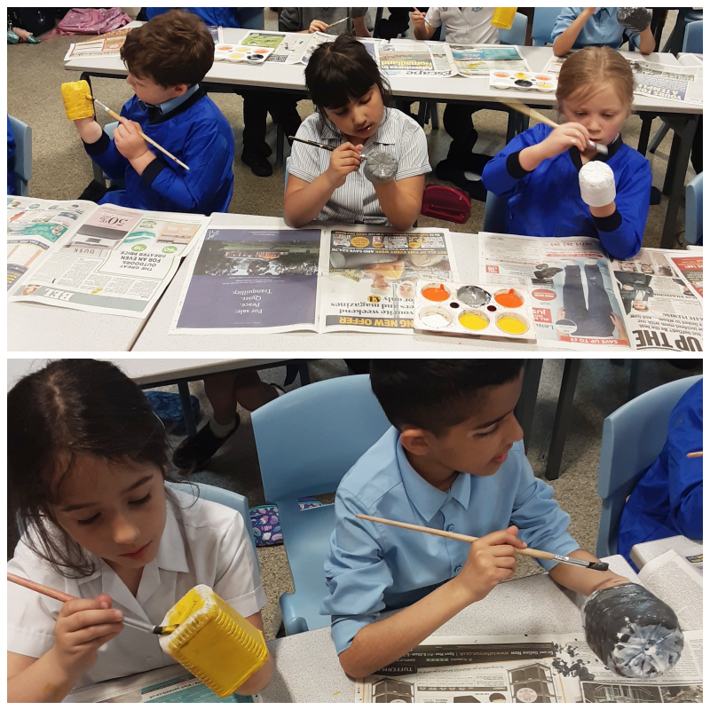 BuryGrammar's tweet photo. π¨ Year 2 have been busy making their own plant pots this week! They painted them with a base coat, then with colour and finally decorated it with an animalβs face, ready to plant a bulb into it! Good work Year 2! ππ
#BuryGrammarSchool #BGSY2 https://t.co/HsnLlC0Zva