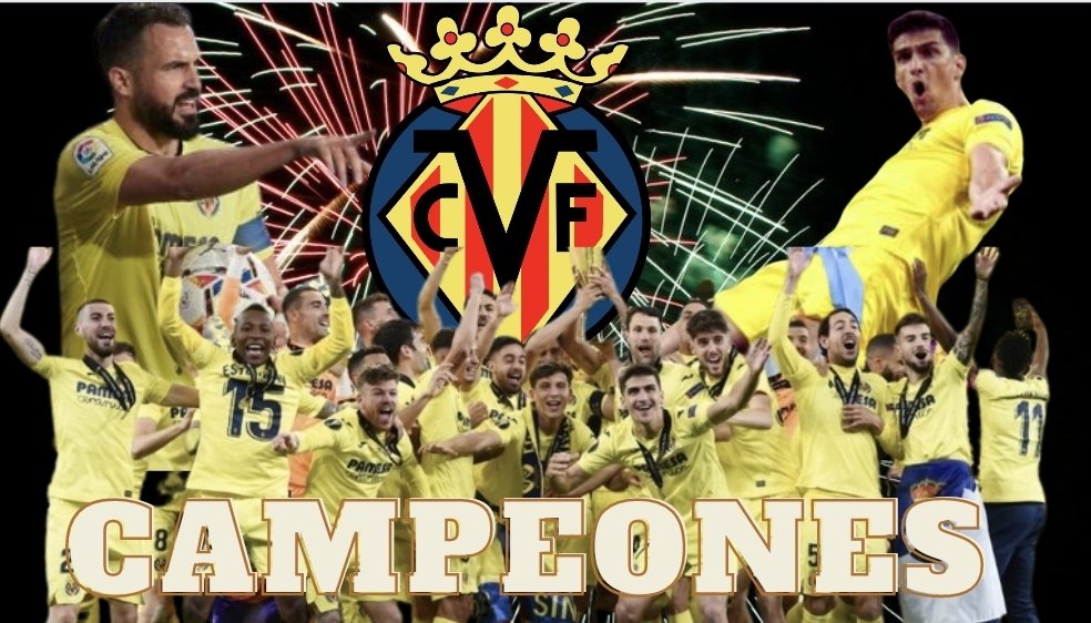 12560Cristina's tweet photo. 🏆#buenosdias 

Que gran alegría nos dió el #VillarrealCF . Que gran triunfo para certificar una gran temporada.

#cristinadiputada  #Villarreal #españa #Campeones #ciudadanos #ComunitatValenciana #castellon #UEFA #uefaeuropaleague2021 https://t.co/nC5FOC5Nc3