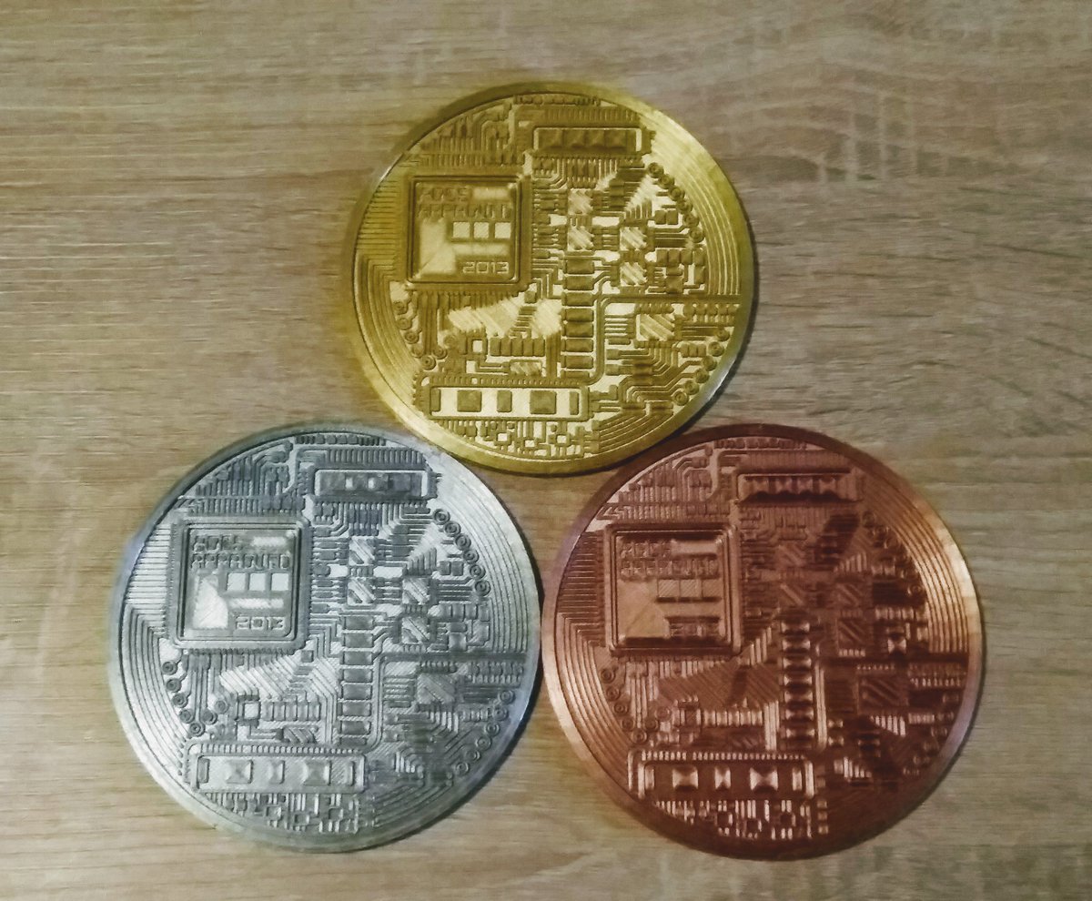 3dbecks199's tweet photo. Its #bitcoins Day 😀 #3Dprinting on @snapmaker with @AzureFilm3D SILK Filament #Binance #DIY #model #Coinbase #Makerbasic #bitcoin https://t.co/ITooQzXbJA