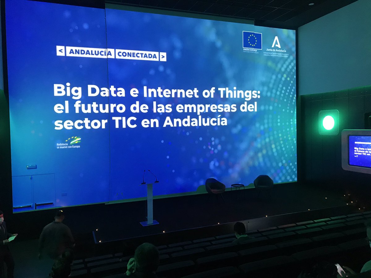 🔴 En directo 
Te contamos los resultados del análisis realizado por @EconomiaAnd para detectar oportunidades para el #sectorTIC en el ámbito del #BigData y el #IoT. Síguenos 😉