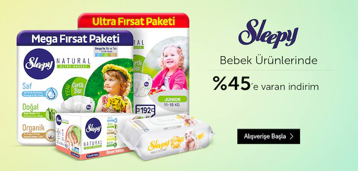n11'de Sleepy Markalı Bebek Ürünleri %45'e Varan İndirimlerle!

hangifirsat.com/firsat/n11de-s…