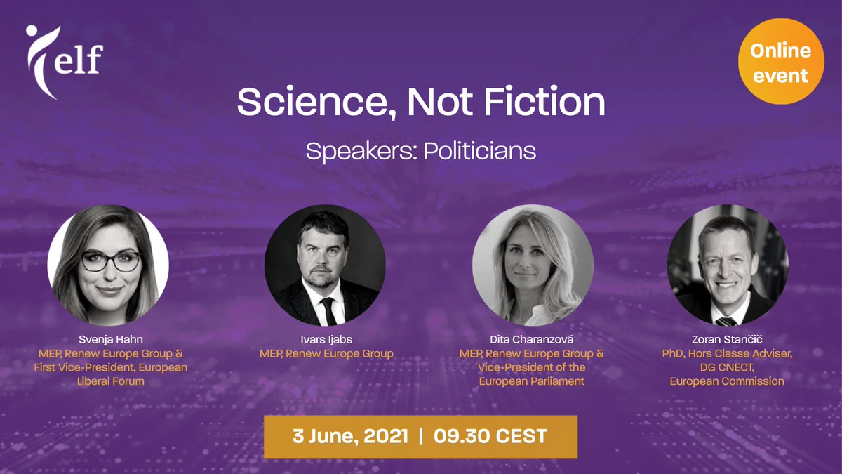 #Digital innovation is limitless. It gives us the power to create the #future we want.

How can we foster #innovation in #Europe?

On 3 June, high-level politicians will show what the #EU can do to enable a thriving ecosystem to make Science, Not Fiction: bit.ly/3vcwYki