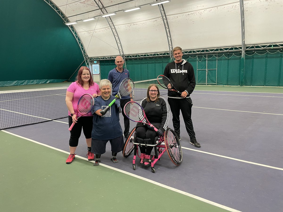 Great Day yesterday with @minirmorgan @JohnWillis34 @gstevensonsport playing tennis and talking all things inclusion! Tennis is an open sport and we are always pushing to open it up more! #inclusion #tennisforeveryone #playyourway