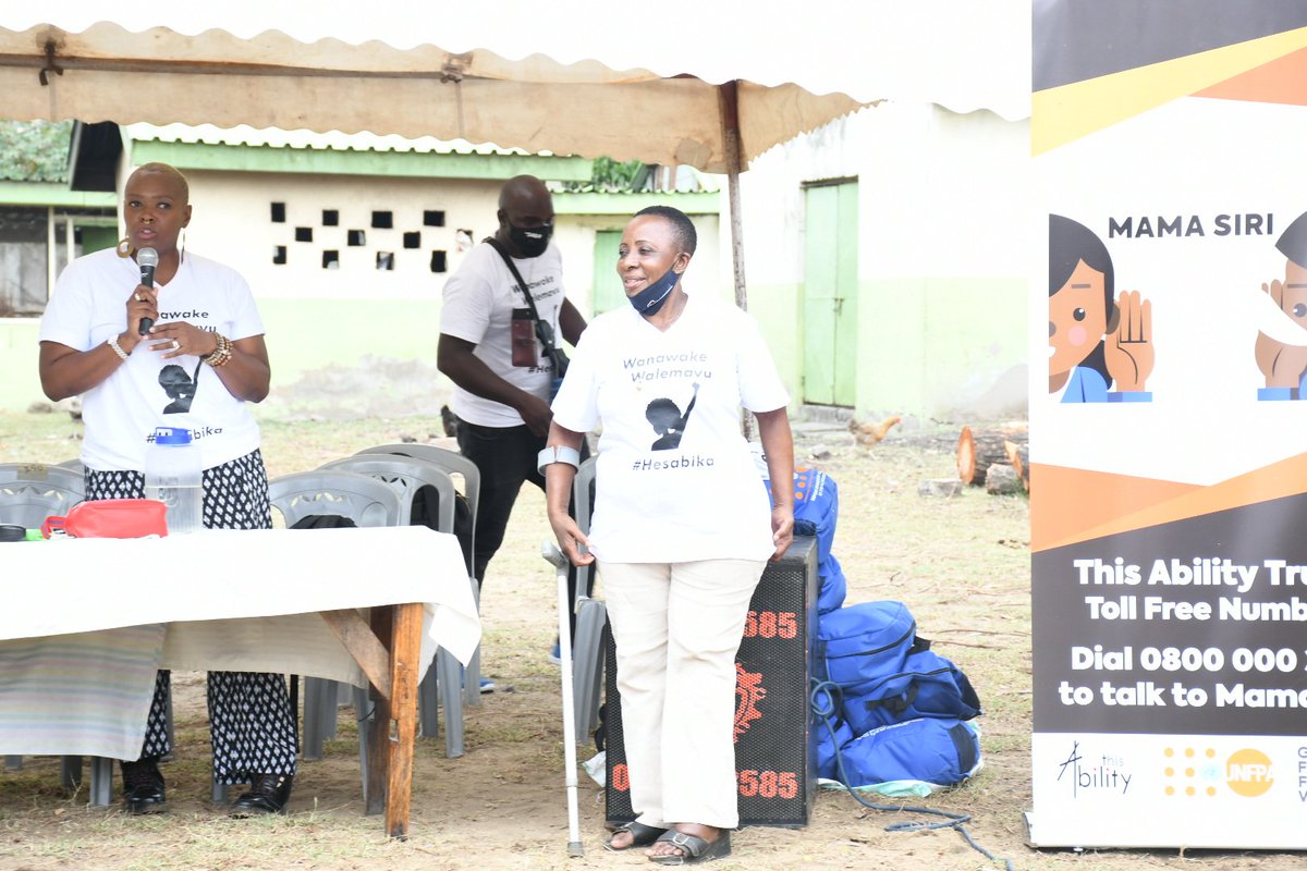 UNFPAKen's tweet photo. Happening now: Collaboration with @this_ability_ke  to support women and girls with disabilities in Menstrual Hygiene Management. 

#MHDay2021 #ItsTimeForAction 
#UNFPAinMombasa https://t.co/TNeNTEyG54