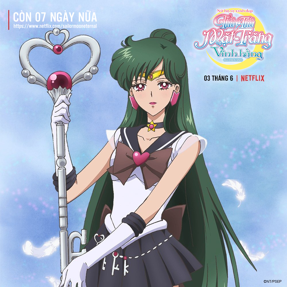 sailormoonvn's tweet photo. PRETTY GUARDIAN SAILOR MOON ETERNAL THE MOVIE
07 DAYS LEFT!!
https://t.co/mxhFMzy1d7
#美少女戦士セーラームーンEternal #PrettyGuardianSailorMoonEternalTheMovie #SailorMoonEternal #Netflix #SuperSailorPluto https://t.co/h3DBrmwB00