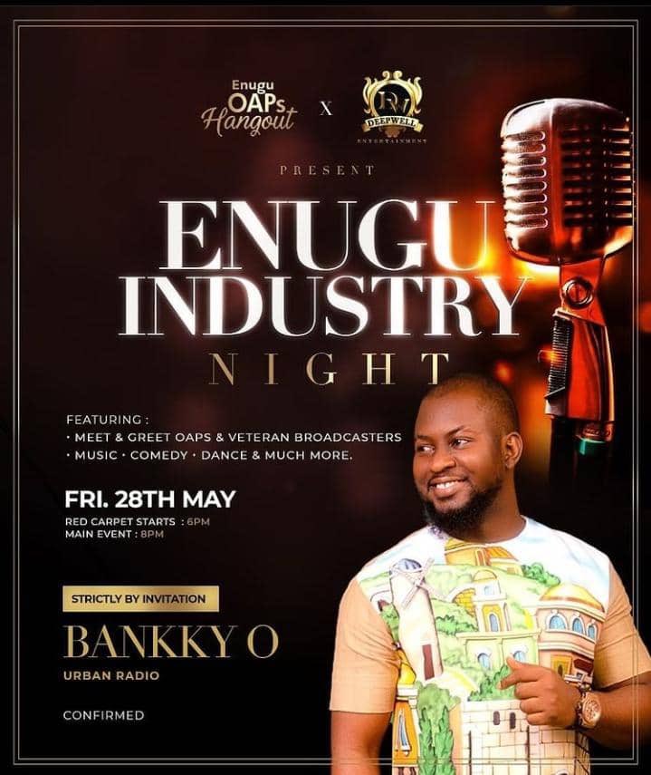 Alusi Nkuli (@enugugod) on Twitter photo You already know about the #EnuguIndustryNight
And you know your favorite OAPs are gonna be there
Would you like to be there?
Would you like to win a ticket from <a href="/EnuguOapsH/">EnuguOapsHangout</a>
Engage this tweet and u might be lucky to stand a chance to win one
@legendcityking will be there live You already know about the #EnuguIndustryNight
And you know your favorite OAPs are gonna be there
Would you like to be there?
Would you like to win a ticket from <a href="/EnuguOapsH/">EnuguOapsHangout</a>
Engage this tweet and u might be lucky to stand a chance to win one
@legendcityking will be there live