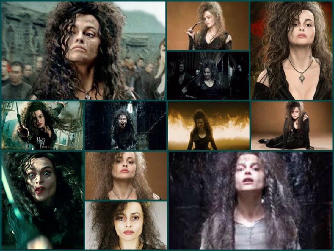 HPotterUniverse's tweet image. Helena Bonham Carter as Bellatrix Lestrange.

#HappyBirthdayHelenaBonhamCarter