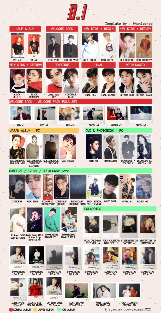 B.I ハンビン 1st fanmeetingトレカ 【公式通販】